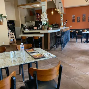 Kitchen and Bar area