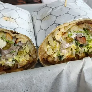 GYRITO!!! yes, Gyro / burrito with Fries stuffed in it.