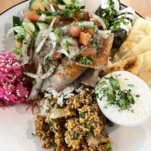 Gyro platter