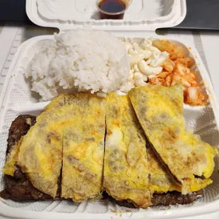 Meat Jun and Kalbi