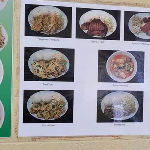 @Nimitz Bar-Bq House; 5/5/2023. Another picture of their Korean Plate Lunches, posted on da Wall. Their A/C was not Cool/Cold either, Ugh!
