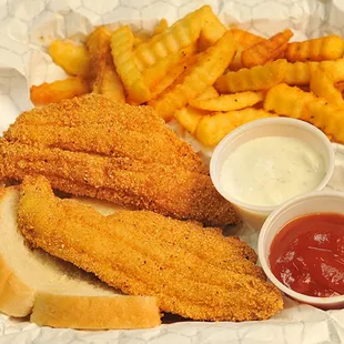 Real Catfish Fillets and Fries!