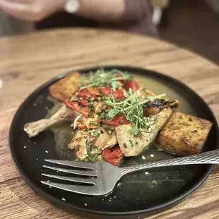 lemon + thyme roasted chicken