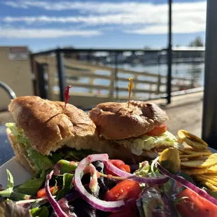 Chicken aioli sandwich