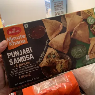 Bought some frozen paratha and samosas :9