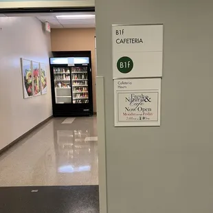 Look for the cafeteria.