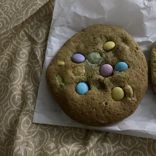 Spring M&amp;M cookie