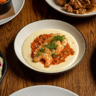 Shrimp n&apos; Grits at Nina&apos;s Creole Cottage at Caesars New Orleans in the Heart of the Quarter, Open 7 Days a Week.