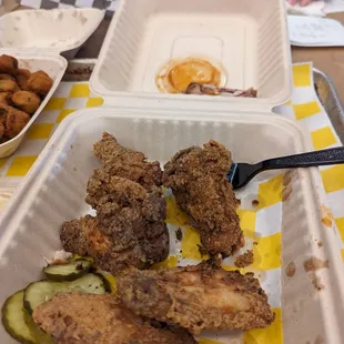 Delicious, crispy but juicy wings