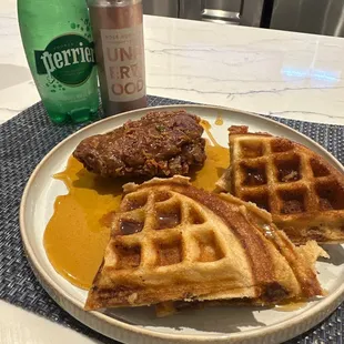 Chicken &amp; Plantain Waffle