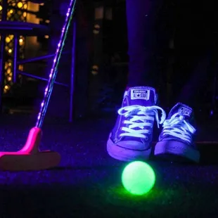 Fireball Golf is lit at Nine Below