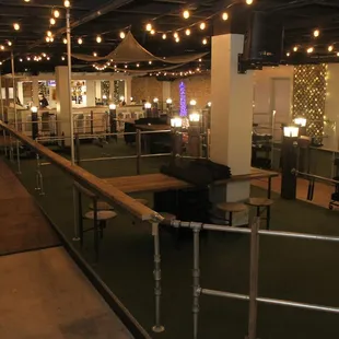 An underground mini golf tavern.