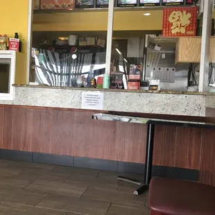 Ordering/payment window