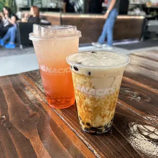 Brown sugar boba milk tea