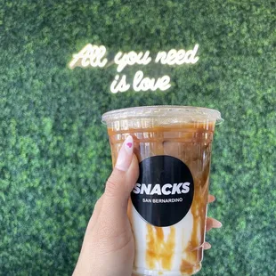 Iced Caramel Latte