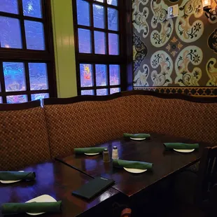 Upstairs seating