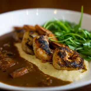 shrimp and grits with tasso gravy