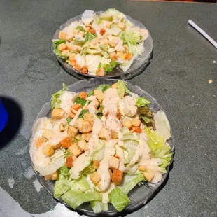 Caesar salads