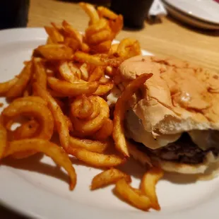 Nine Mile Burger and Curly Fries