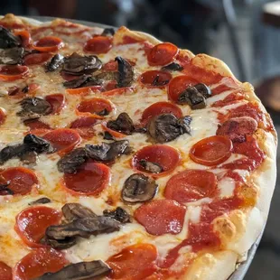 pepperoni and mushrooms