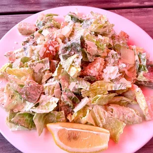 Caesar salad - the dressing had such great flavor