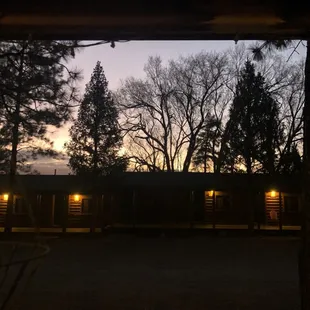 Got here just after sunset