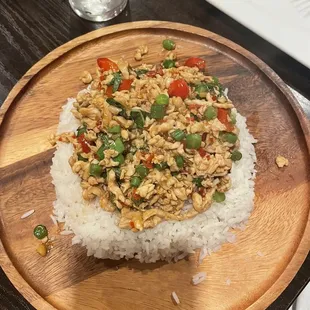 Spicy Thai original kra pow (Holy basil)