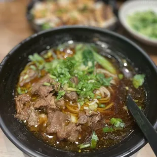 Braised beef noodle soup