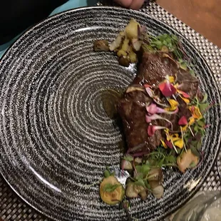 Lamb chop "t bones". Very tasty but we wish the portion was bigger.