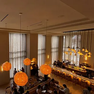 View from second floor