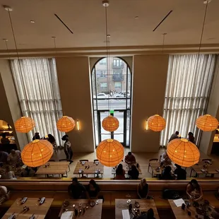 View from second floor