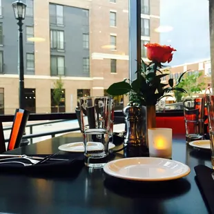 sushi and sashimi, outside