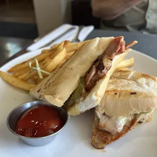Cuban with fries