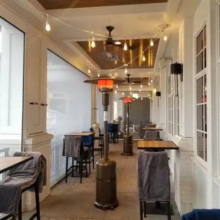 heated patio for winter