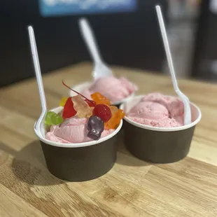Strawberry ice cream