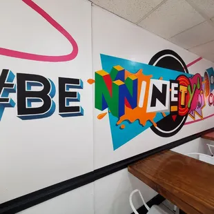 the interior of the restaurant