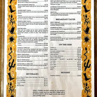 Menu (1 of 2)