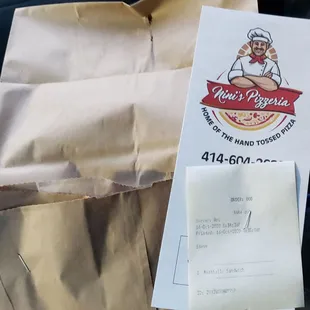 My sandwich takeout