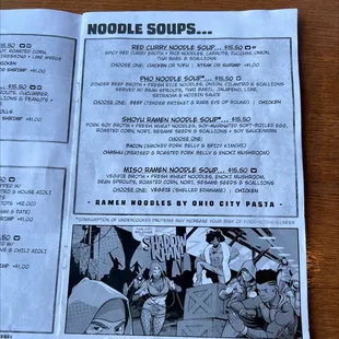 Menu page three 7/14/22