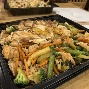 chicken and vegetables