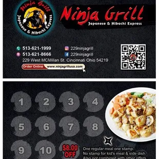 the menu