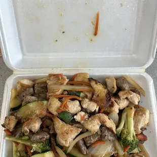 Chicken and Steak Hibachi