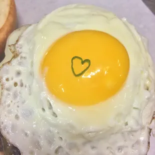 Sunny side up fried egg