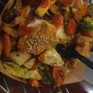 Hibachi Tofu and Vegetable bowl.