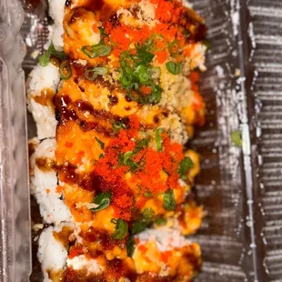 Baked Scallop Roll - could&apos;ve used more scallops and it has cream cheese inside which wasn&apos;t great