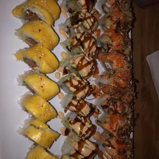 food, sushi and sashimi