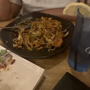 Spicy Seafood Noodle Teppanyaki