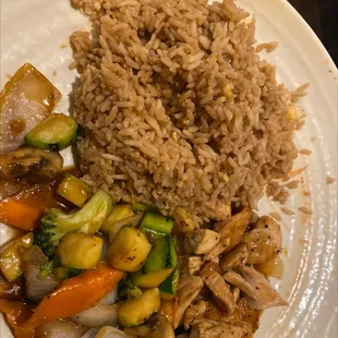 Lunch hibachi chicken!