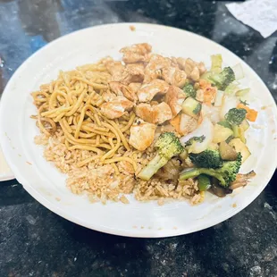 Chicken &amp; Salmon Hibachi