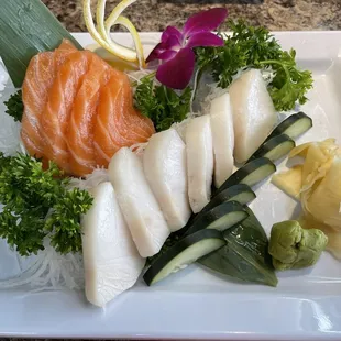 Sashimi plate. Quality ok.